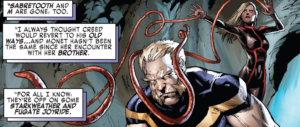 Monet and Sabretooth Uncanny X-Men 19