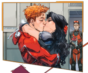 Titans 12 review - Donna Troy Flash kissing