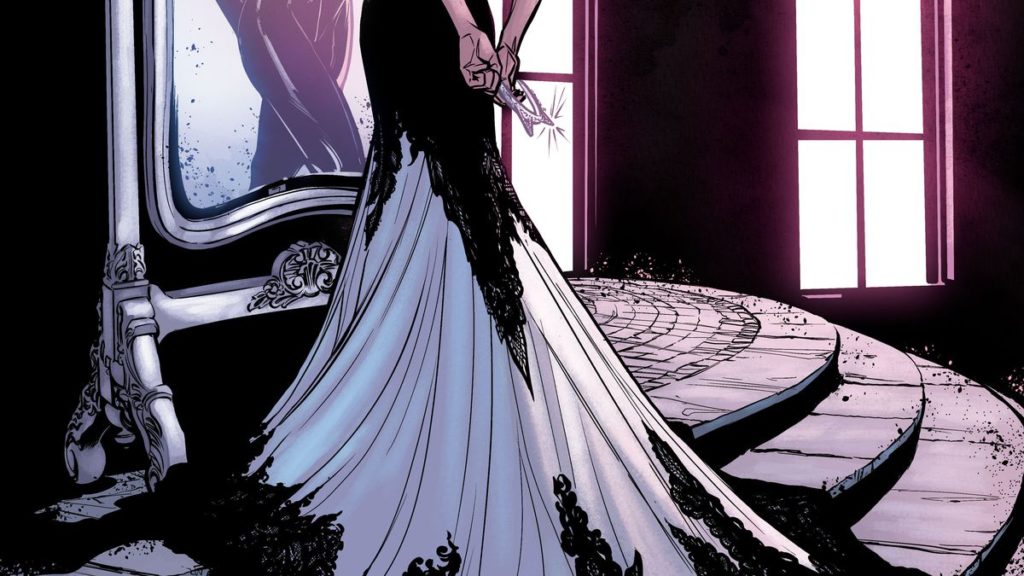 batcat Catwoman wedding dress