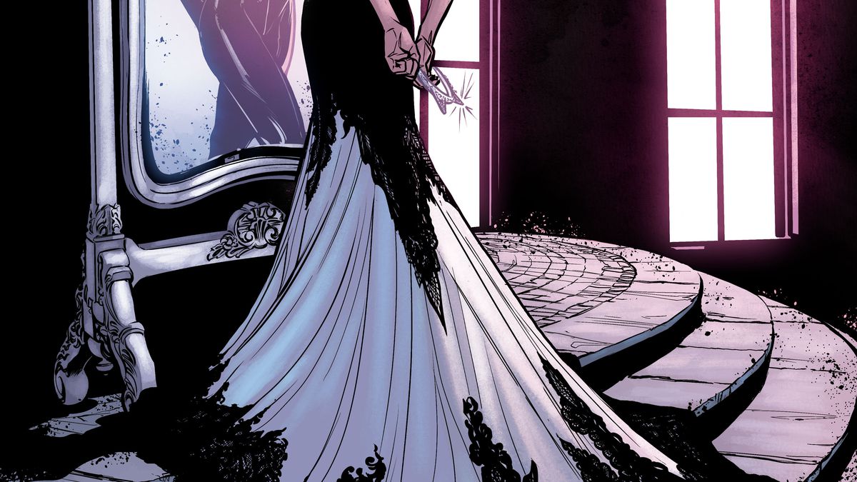Catwoman wedding dress